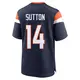 Game Navy Youth Courtland Sutton Denver Broncos Alternate Jersey