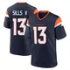 Game Navy Youth David Sills V Denver Broncos Alternate Jersey