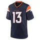 Game Navy Youth David Sills V Denver Broncos Alternate Jersey