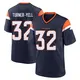 Game Navy Youth Delarrin Turner-Yell Denver Broncos Alternate Jersey