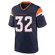 Game Navy Youth Delarrin Turner-Yell Denver Broncos Alternate Jersey