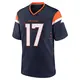 Game Navy Youth Devaughn Vele Denver Broncos Alternate Jersey