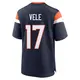 Game Navy Youth Devaughn Vele Denver Broncos Alternate Jersey