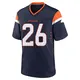 Game Navy Youth Devon Key Denver Broncos Alternate Jersey