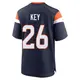 Game Navy Youth Devon Key Denver Broncos Alternate Jersey