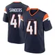 Game Navy Youth Drew Sanders Denver Broncos Alternate Jersey