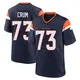 Game Navy Youth Frank Crum Denver Broncos Alternate Jersey