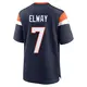 Game Navy Youth John Elway Denver Broncos Alternate Jersey