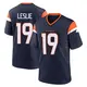 Game Navy Youth Jordan Leslie Denver Broncos Alternate Jersey