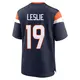 Game Navy Youth Jordan Leslie Denver Broncos Alternate Jersey