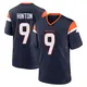 Game Navy Youth Kendall Hinton Denver Broncos Alternate Jersey