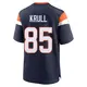 Game Navy Youth Lucas Krull Denver Broncos Alternate Jersey