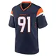 Game Navy Youth Matt Henningsen Denver Broncos Alternate Jersey