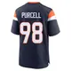 Game Navy Youth Mike Purcell Denver Broncos Alternate Jersey