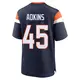 Game Navy Youth Nate Adkins Denver Broncos Alternate Jersey