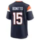 Game Navy Youth Nik Bonitto Denver Broncos Alternate Jersey