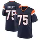 Game Navy Youth Quinn Bailey Denver Broncos Alternate Jersey