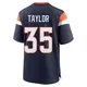 Game Navy Youth Reese Taylor Denver Broncos Alternate Jersey