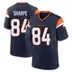 Game Navy Youth Shannon Sharpe Denver Broncos Alternate Jersey