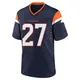 Game Navy Youth Steve Atwater Denver Broncos Alternate Jersey