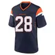 Game Navy Youth Tyler Badie Denver Broncos Alternate Jersey