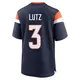 Game Navy Youth Wil Lutz Denver Broncos Alternate Jersey