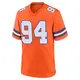 Game Orange Men's Aaron Patrick Denver Broncos Alternate Mile High Collection 1977 Throwback Jersey