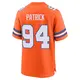 Game Orange Men's Aaron Patrick Denver Broncos Alternate Mile High Collection 1977 Throwback Jersey