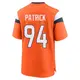 Game Orange Men's Aaron Patrick Denver Broncos Jersey