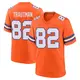 Game Orange Men's Adam Trautman Denver Broncos Alternate Mile High Collection 1977 Throwback Jersey