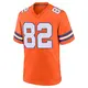 Game Orange Men's Adam Trautman Denver Broncos Alternate Mile High Collection 1977 Throwback Jersey