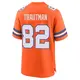 Game Orange Men's Adam Trautman Denver Broncos Alternate Mile High Collection 1977 Throwback Jersey