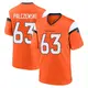 Game Orange Men's Alex Palczewski Denver Broncos Jersey