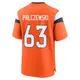 Game Orange Men's Alex Palczewski Denver Broncos Jersey