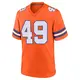 Game Orange Men's Alex Singleton Denver Broncos Alternate Mile High Collection 1977 Throwback Jersey