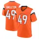 Game Orange Men's Alex Singleton Denver Broncos Jersey