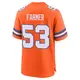 Game Orange Men's Andrew Farmer Denver Broncos Alternate Mile High Collection 1977 Throwback Jersey