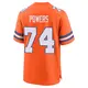 Game Orange Men's Ben Powers Denver Broncos Alternate Mile High Collection 1977 Throwback Jersey