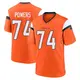 Game Orange Men's Ben Powers Denver Broncos Jersey