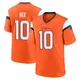 Game Orange Men's Bo Nix Denver Broncos Jersey