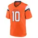 Game Orange Men's Bo Nix Denver Broncos Jersey