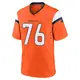 Game Orange Men's Calvin Throckmorton Denver Broncos Jersey