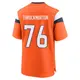 Game Orange Men's Calvin Throckmorton Denver Broncos Jersey