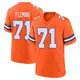 Game Orange Men's Cam Fleming Denver Broncos Alternate Mile High Collection 1977 Throwback Jersey