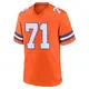 Game Orange Men's Cam Fleming Denver Broncos Alternate Mile High Collection 1977 Throwback Jersey