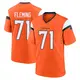 Game Orange Men's Cam Fleming Denver Broncos Jersey