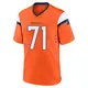 Game Orange Men's Cam Fleming Denver Broncos Jersey