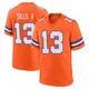 Game Orange Men's David Sills V Denver Broncos Alternate Mile High Collection 1977 Throwback Jersey