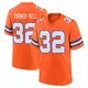 Game Orange Men's Delarrin Turner-Yell Denver Broncos Alternate Mile High Collection 1977 Throwback Jersey