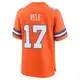 Game Orange Men's Devaughn Vele Denver Broncos Alternate Mile High Collection 1977 Throwback Jersey